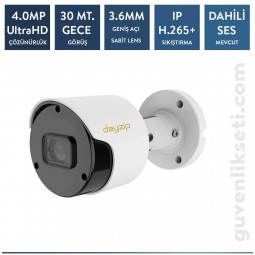 Dayzip DZ-4436 4mp ip Bullet Sesli Kamera